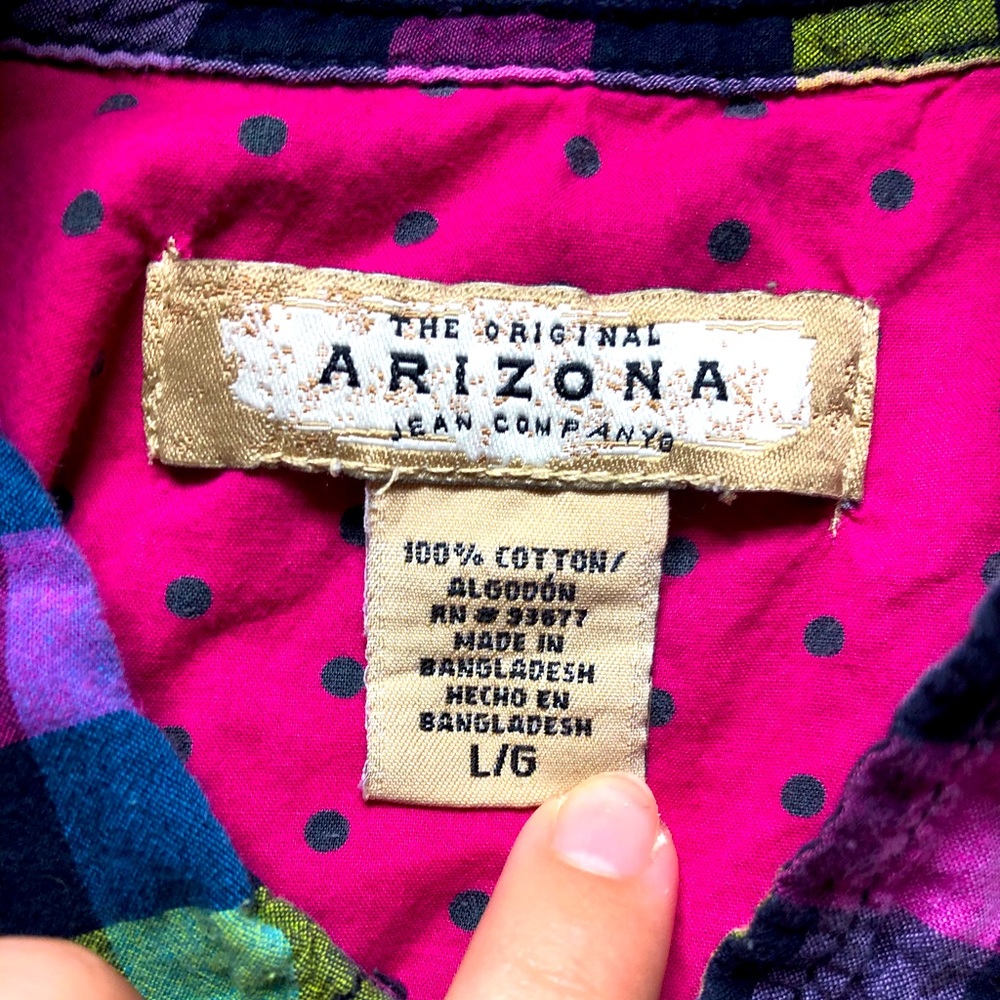 Colorful plaid shirt- The Original Arizona😝